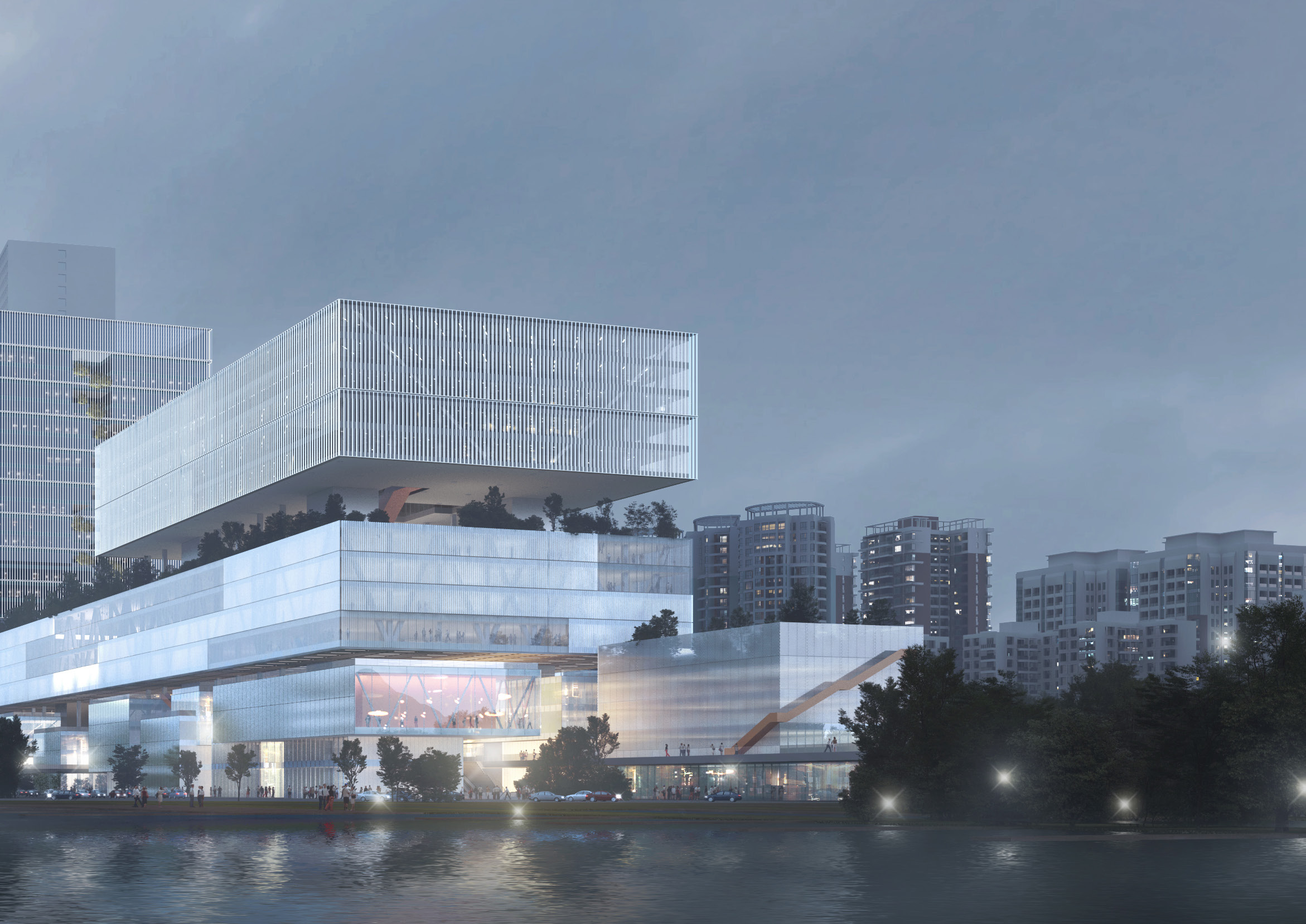 [深圳]深港合作区深方园区首批项目建筑方案